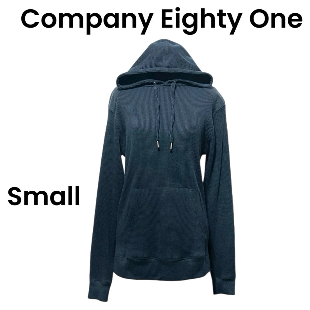 Company Eighty One Waffle-Knit Hoodie